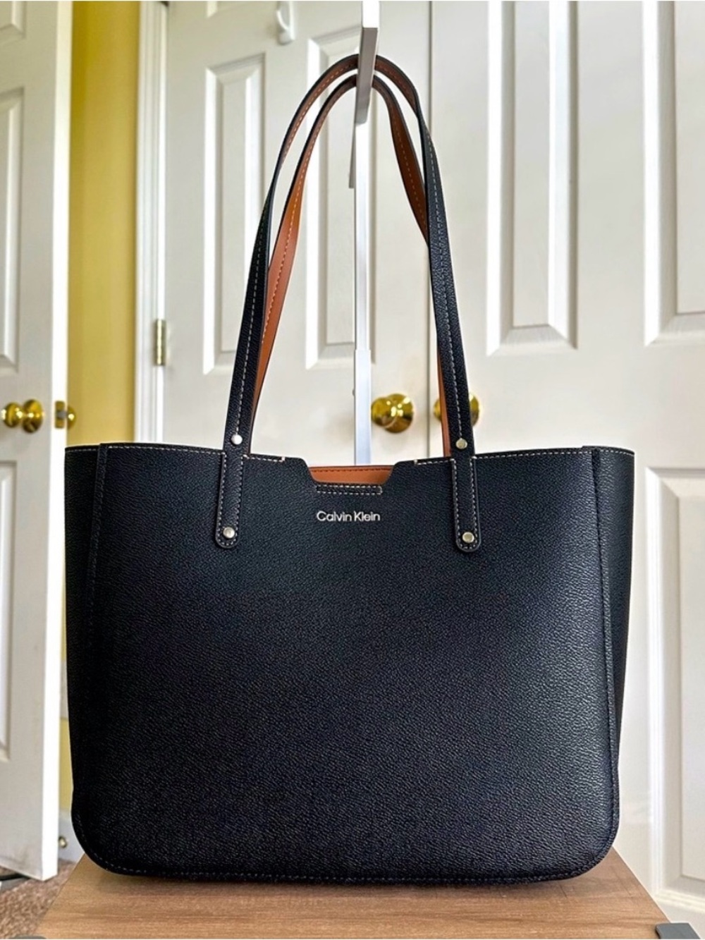Calvin Klein Black Pebbled purse